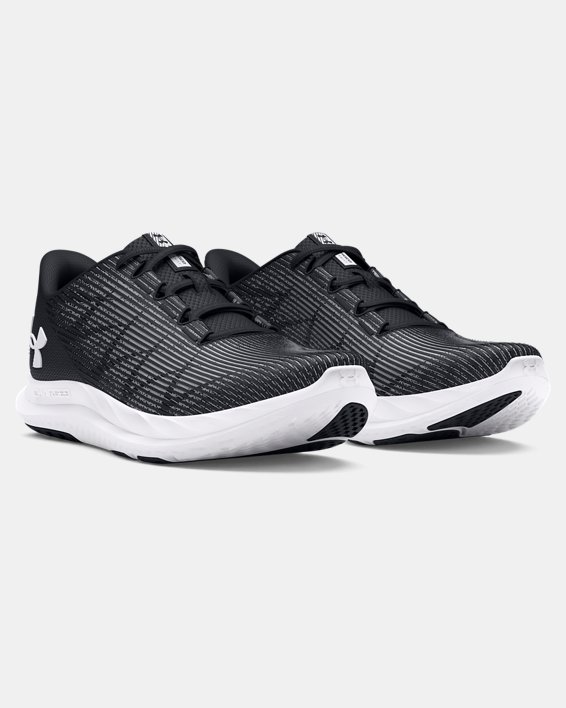 Men's UA Speed Swift Running Shoes in Black image number 3